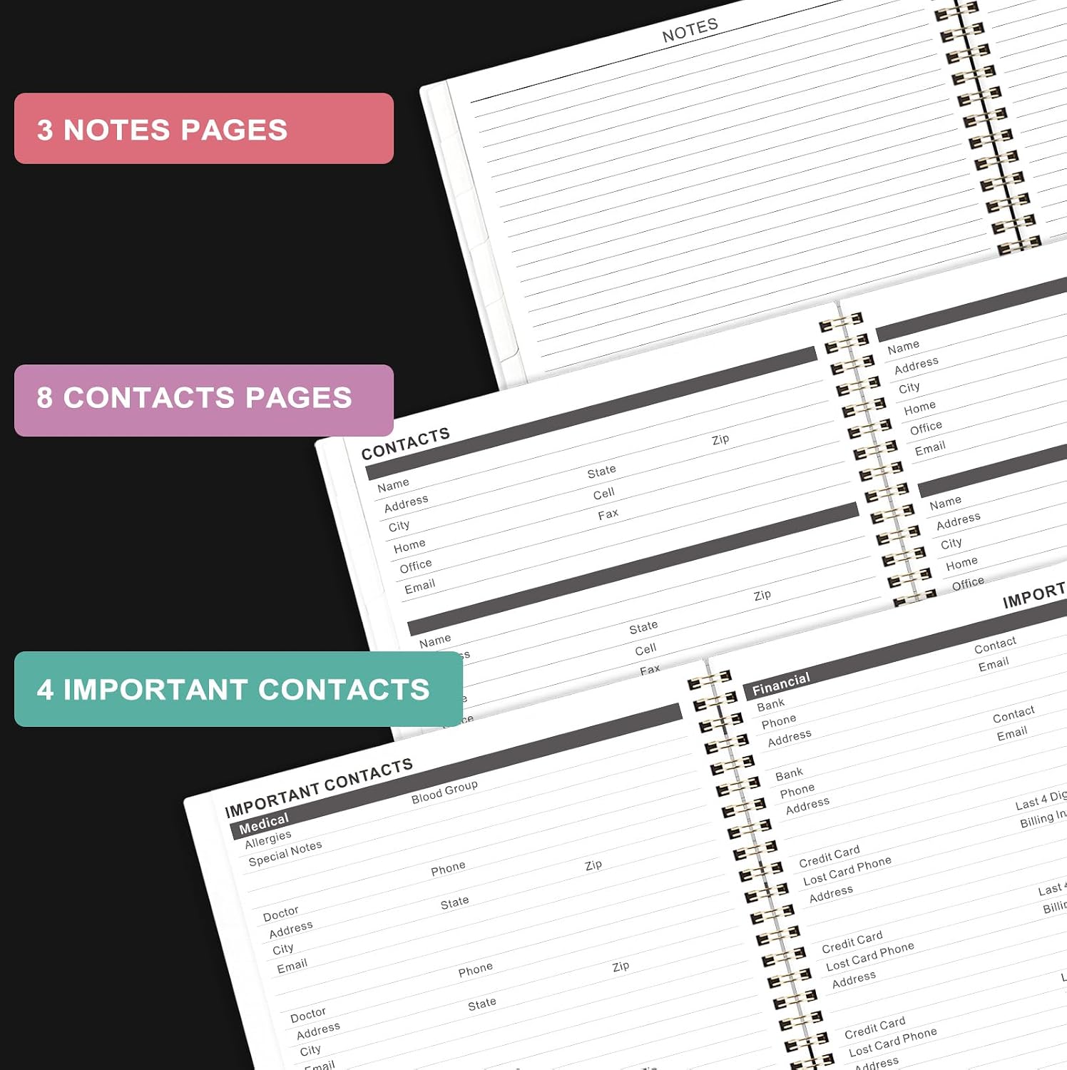 2026-2029 Monthly Planner - 3 Year Monthly Planner 2026-2029, 9" x 11" image 5