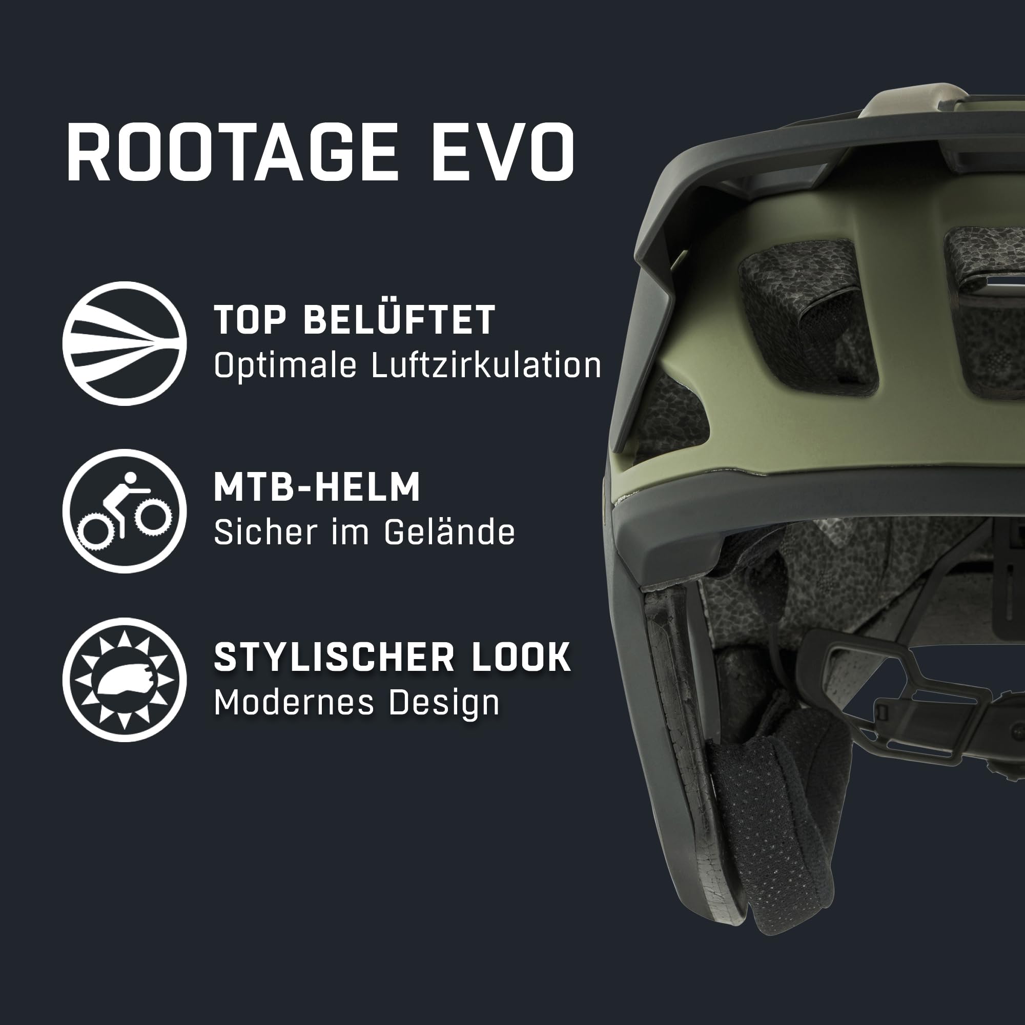 Amazon | ALPINA(アルピナ) MTB用へルメットフリーライド ROOTAGE EVO