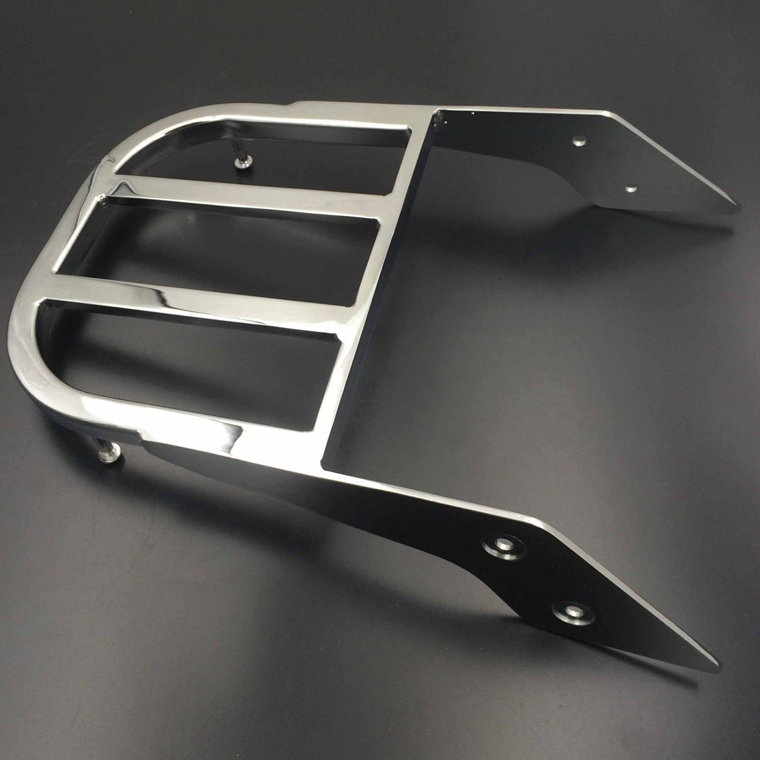 XKMT-Chrome Sissy Bar Luggage Rack Compatible With 2002-2006 VTX 1300C /2002-2011 VTX 1800C /2005-2011 VTX 1800F [B01G80P0U0]