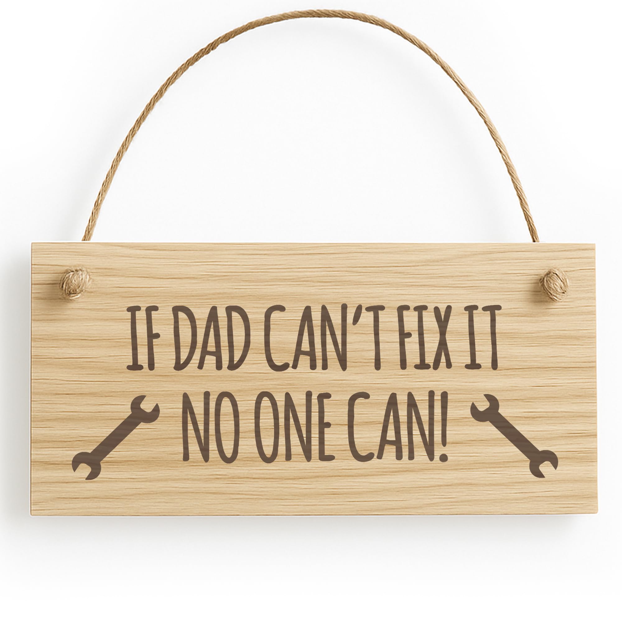 Red Ocean Dad Gifts Novelty Engraved Wooden Plaque Birthday Fathers Day Gift For Dad