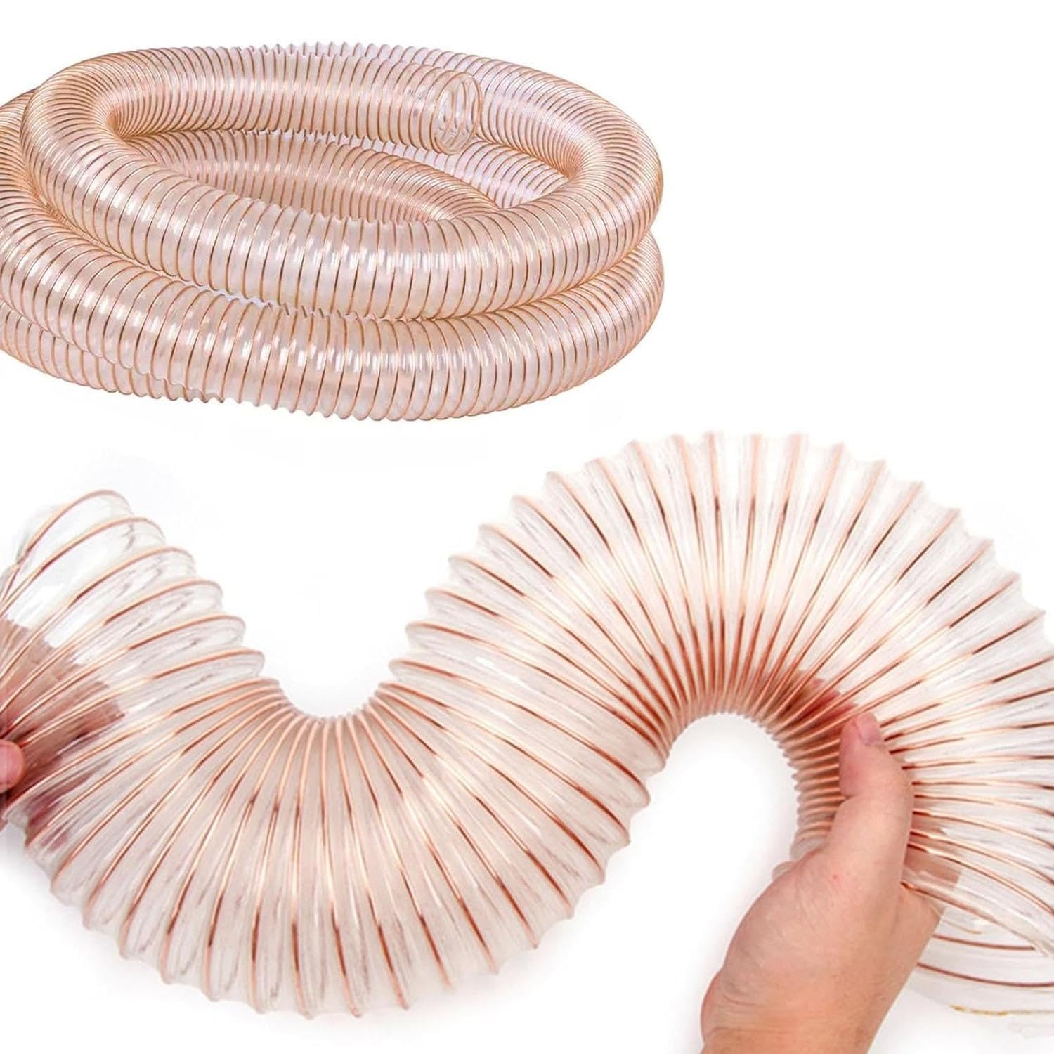 Manguera Flexible De Recogida De Polvo, Conducto Transparente De PVC