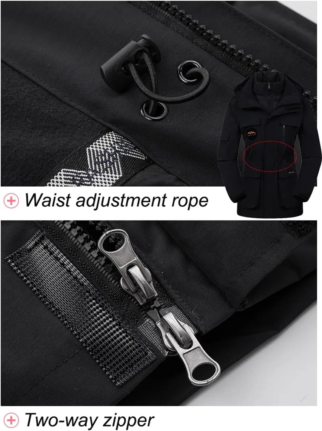 Hcclijo Women Winter Down Waterproof Snow Outfit Outdoor Thermal Warm Snowboard Wear Jackets And Strap Pants