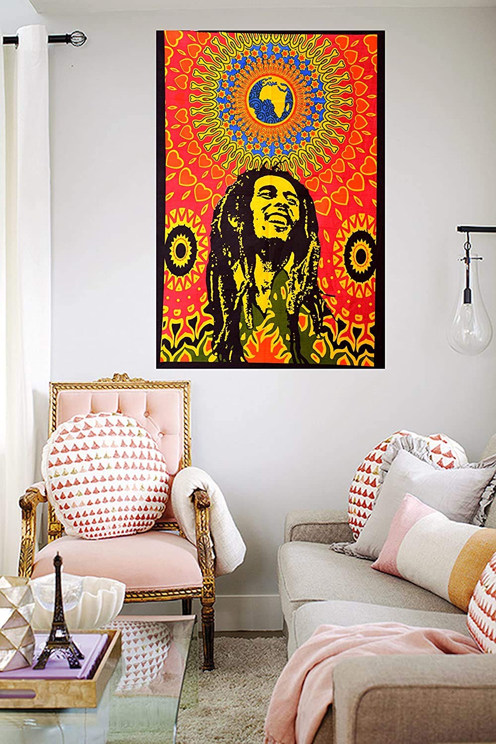 Bob Marley Wall Hanging - Bohemian Tapestry -6 Bob Marley Wall Hanging - Bohemian Tapestry -6