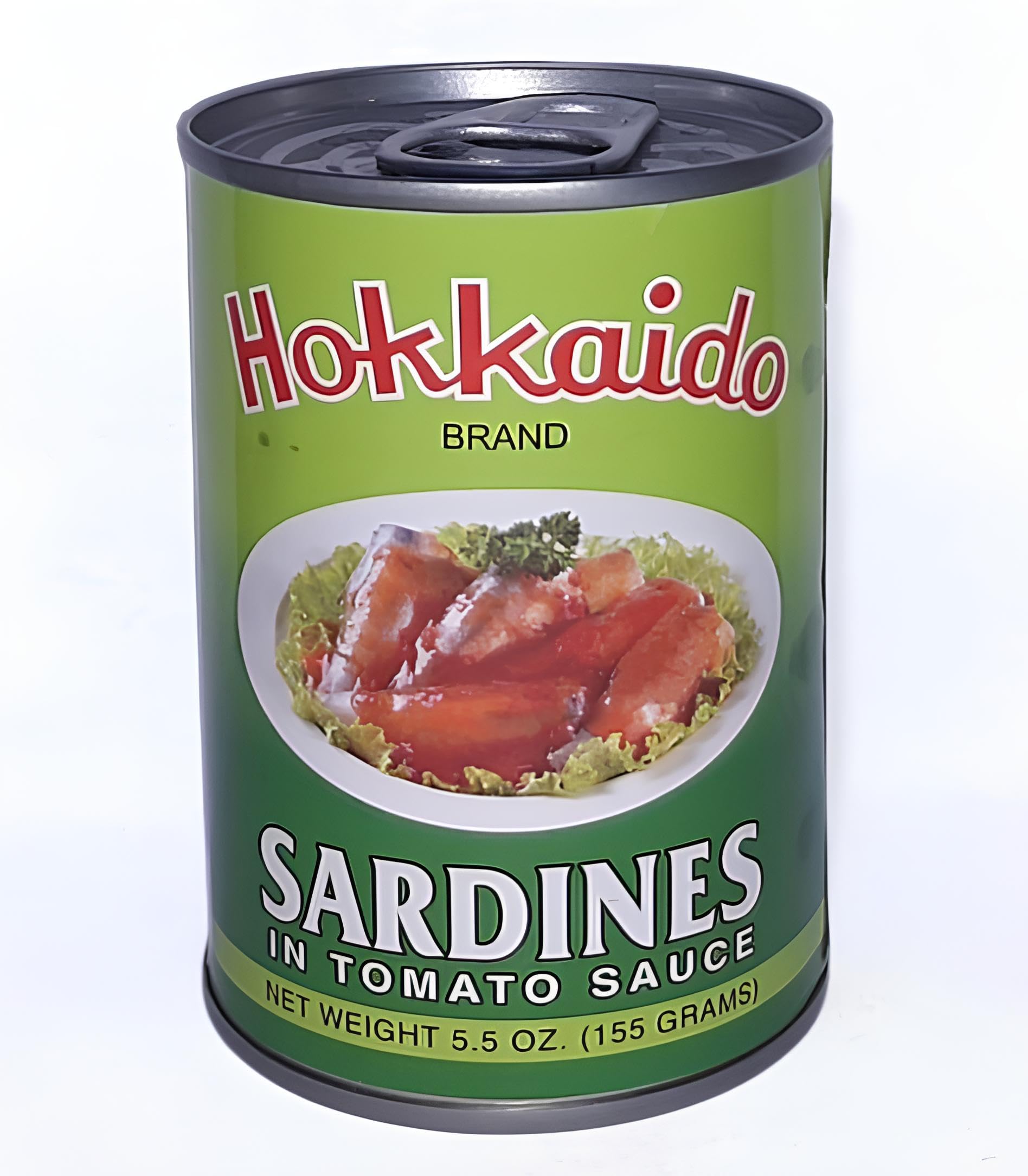 Hokkaido Sardines Super Quality Canned Fish| Added with Tomato Sauce | Sustainable & Nutritious Seafood Choice, 155gm.