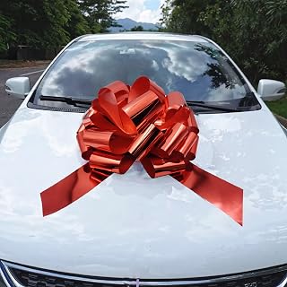14" Metallic Pull Bow for Gift Wrapping Large Ribbon Bow for Christmas Decorations, Wedding, Party, Birthday