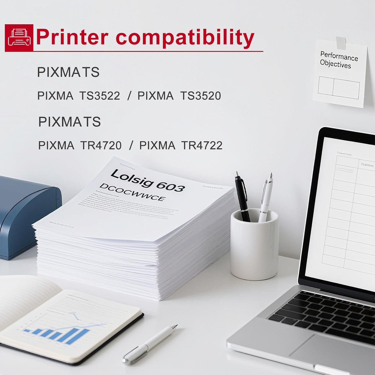 275XL 276XL Compatible Ink Cartridges Replacement for Canon 275 276 XL pg-275 cl-276 for TS3520 TR4720 TS3522 TS3500 TR4700 TR4722 TS3700 TS3722 Printers 2 Pack Black Tricolor