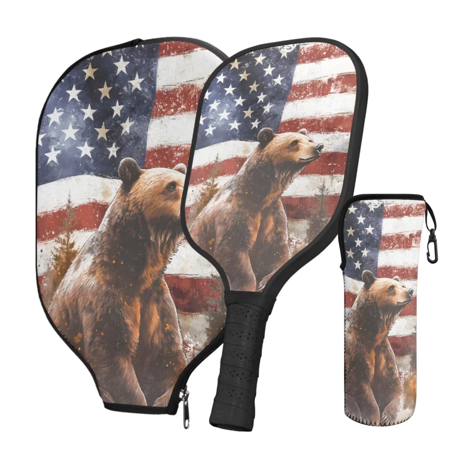 Set di 3 racchette da pickleball con custodia per pickleball, ideale come regalo per principianti