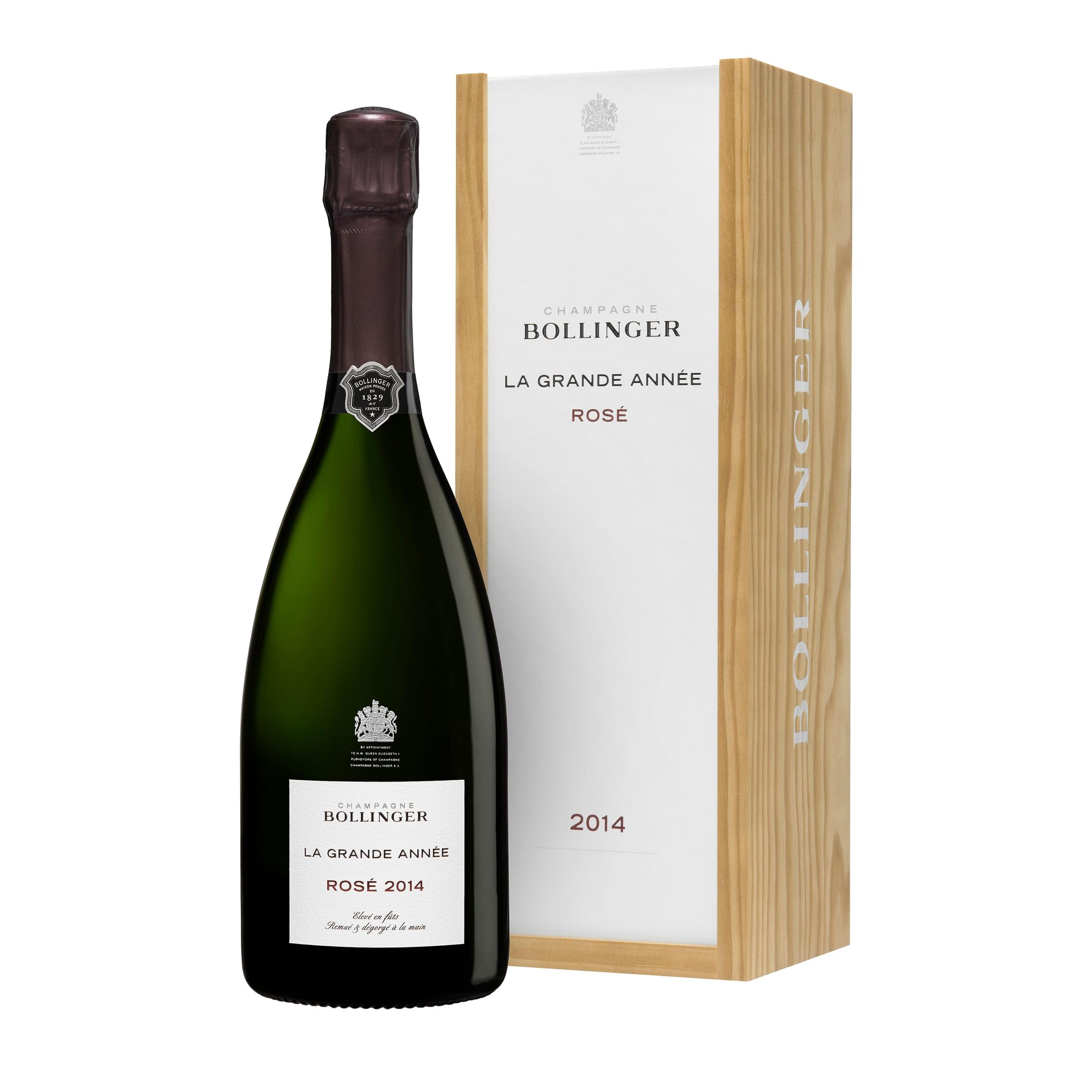 Bollinger La Grande Anneé Rosé 2014 in Holzkiste (1x0,75l)