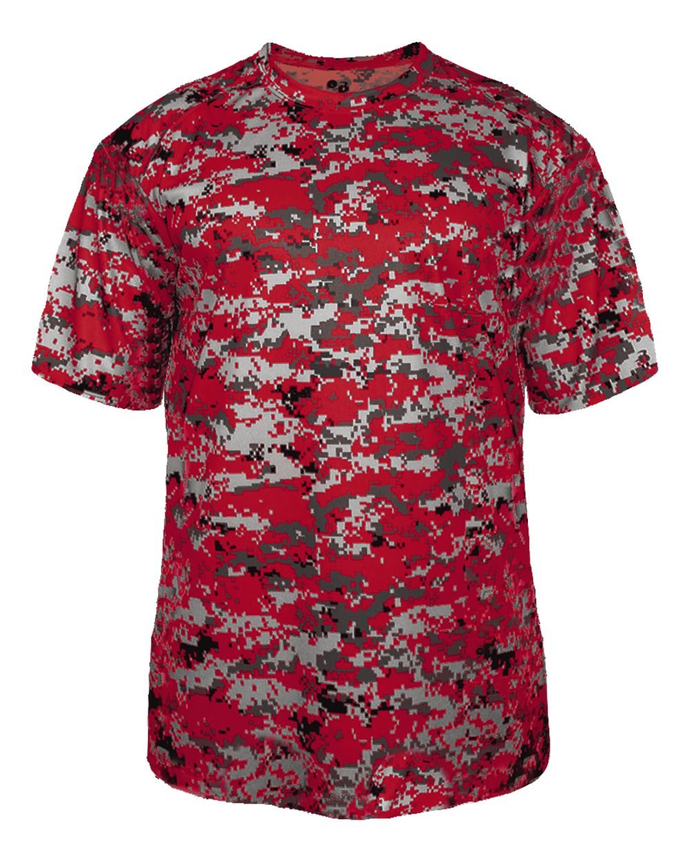 Badger Sport Adult 4XL Red Digi-Camo Moisture Wicking Jersey Uniform Shirt
