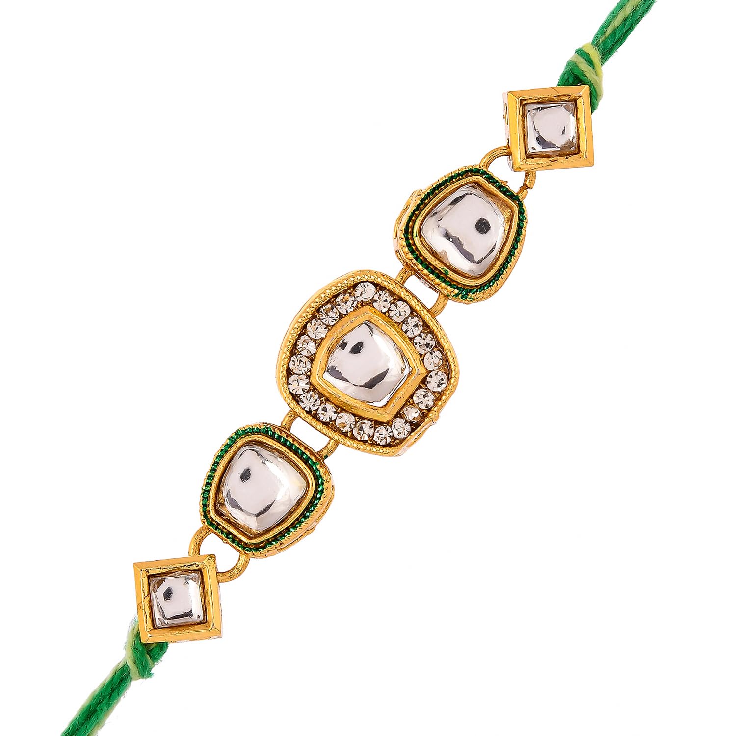 VOYLLA Traditional Motif Faux Kundan Thread Rakhi|Rakhi For Brother|Pack Of 1|Rakhi Special| (B0D5LPY43V) Amazon Price History, Amazon Price Tracker