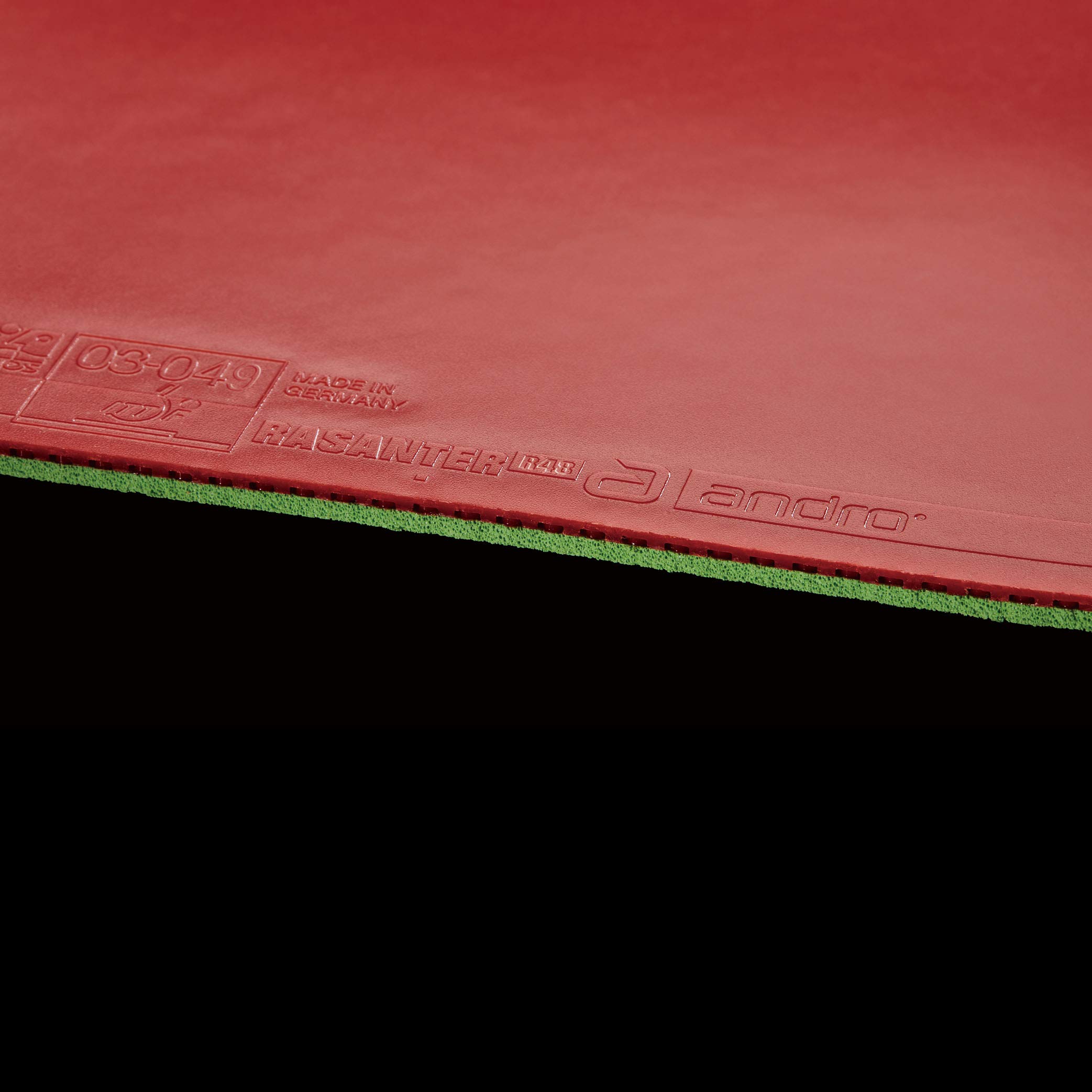 ANDRO Rasanter R48 Table Tennis Rubber, Ping Pong Rubber - Max Green 2