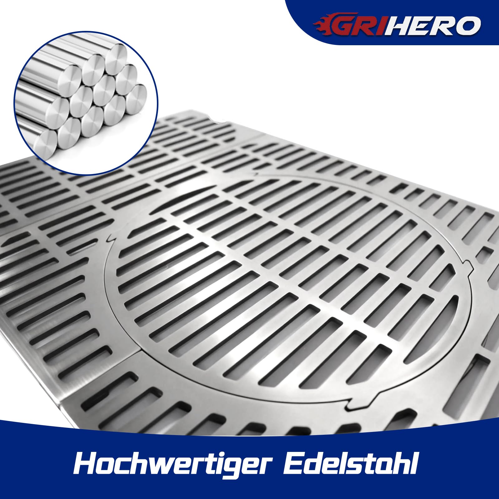 Edelstahl Switch Grid Rost-In-Rost System für Enders Boston 4, mit abnehmbarem Zubehör