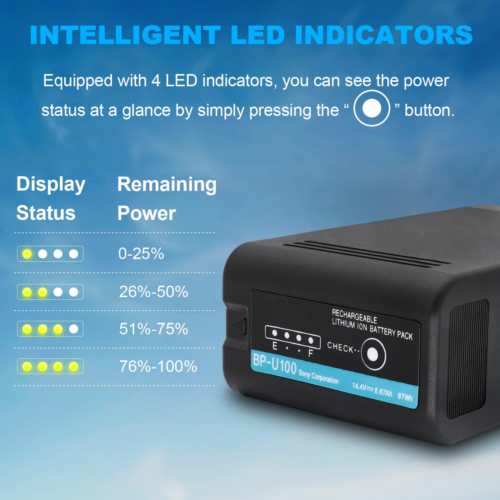 Amazon.com : BP-U100 lithium-ion Battery Pack for BP-U90 BP