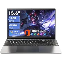 15.6" AI Laptop with Office 365, 6GB RAM 128GB SSD, Win 11 Laptops