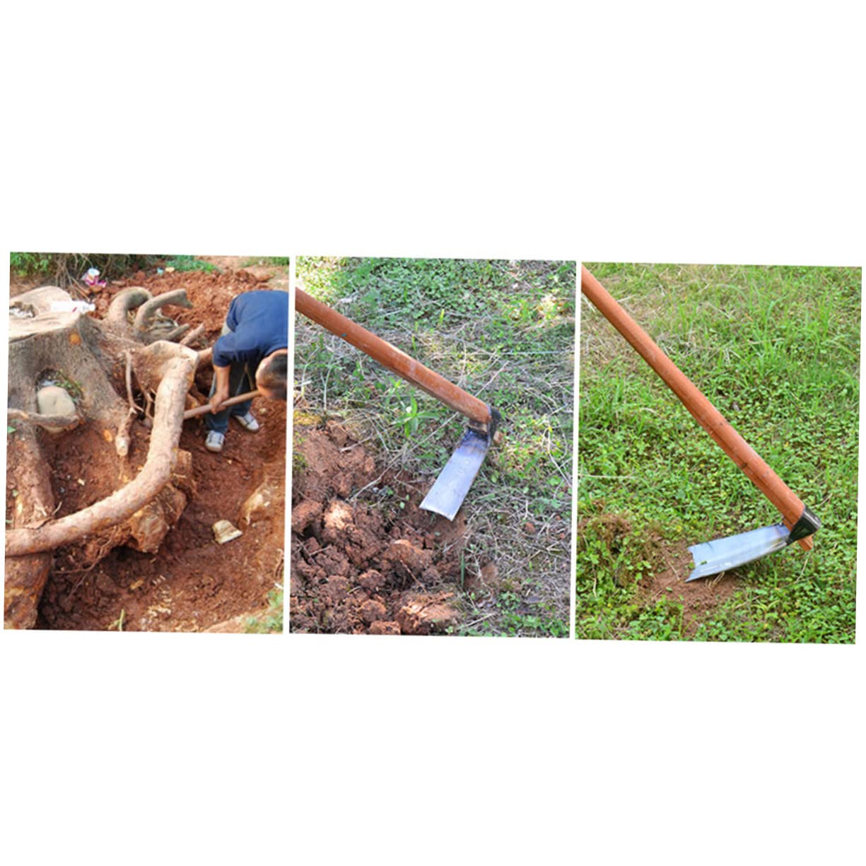 TOYANDONA Ricambio in Metallo per Giardinaggio e Agricoltura Smuove Suolo, Diserba, Arieggia e Trapianta Design Semiaperto, Facile da Installare, Adatto per Uso Domestico e Agricola