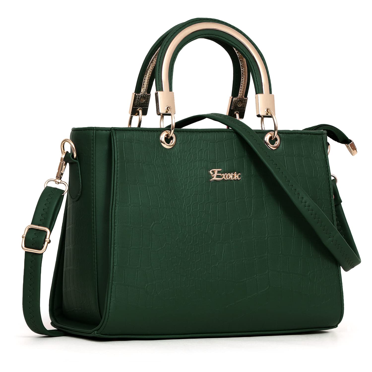 EXOTIC Womens Fine Texture Hand/Sling Bag, Dark Green (B0C1G53LTF) Amazon Price History, Amazon Price Tracker
