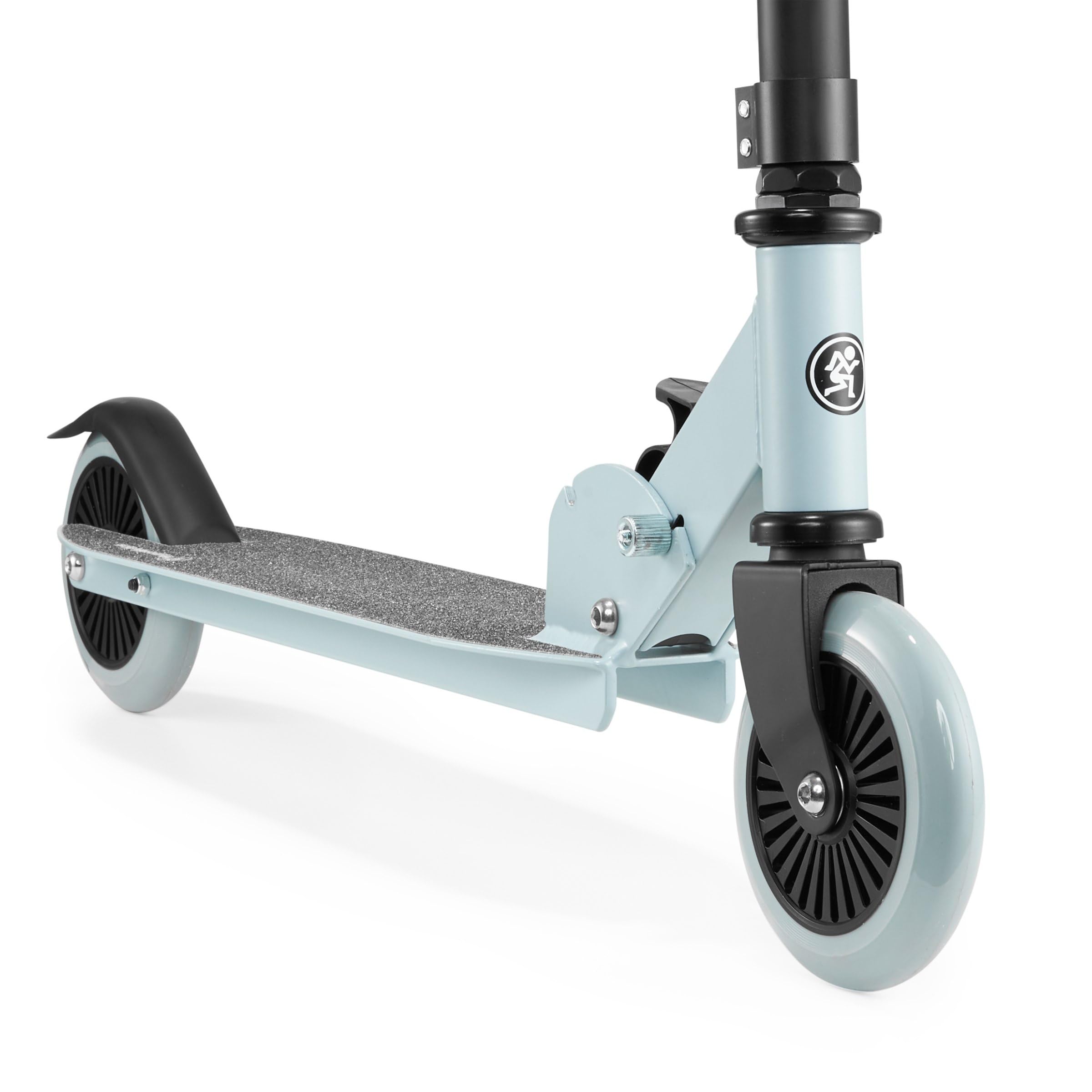 HyperMotion Monopattino Bambini 3-8 Anni, Modello WILLY a 2 Ruote, Manubrio Regolabile e Pieghevole, Pedana Antiscivolo, Ruote in Gomma, Portata 40 kg, Nero/Blu