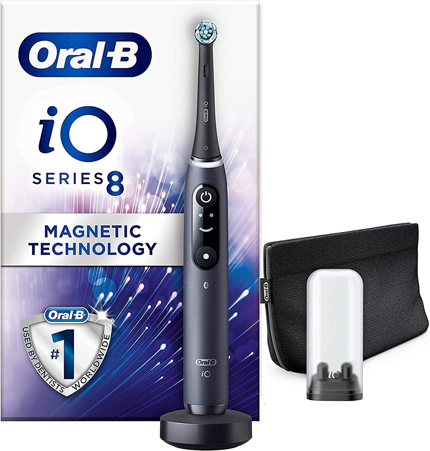 Oral-B IO7 Electric Toothbrushes For Adults, App Connected Handle, 1 Toothbrush Head & Travel - View #7
