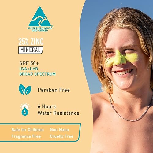 Miniatura 2 de Sun Zapper Barra de zinc amarillo SPF 50+, 0.42 oz (12g)