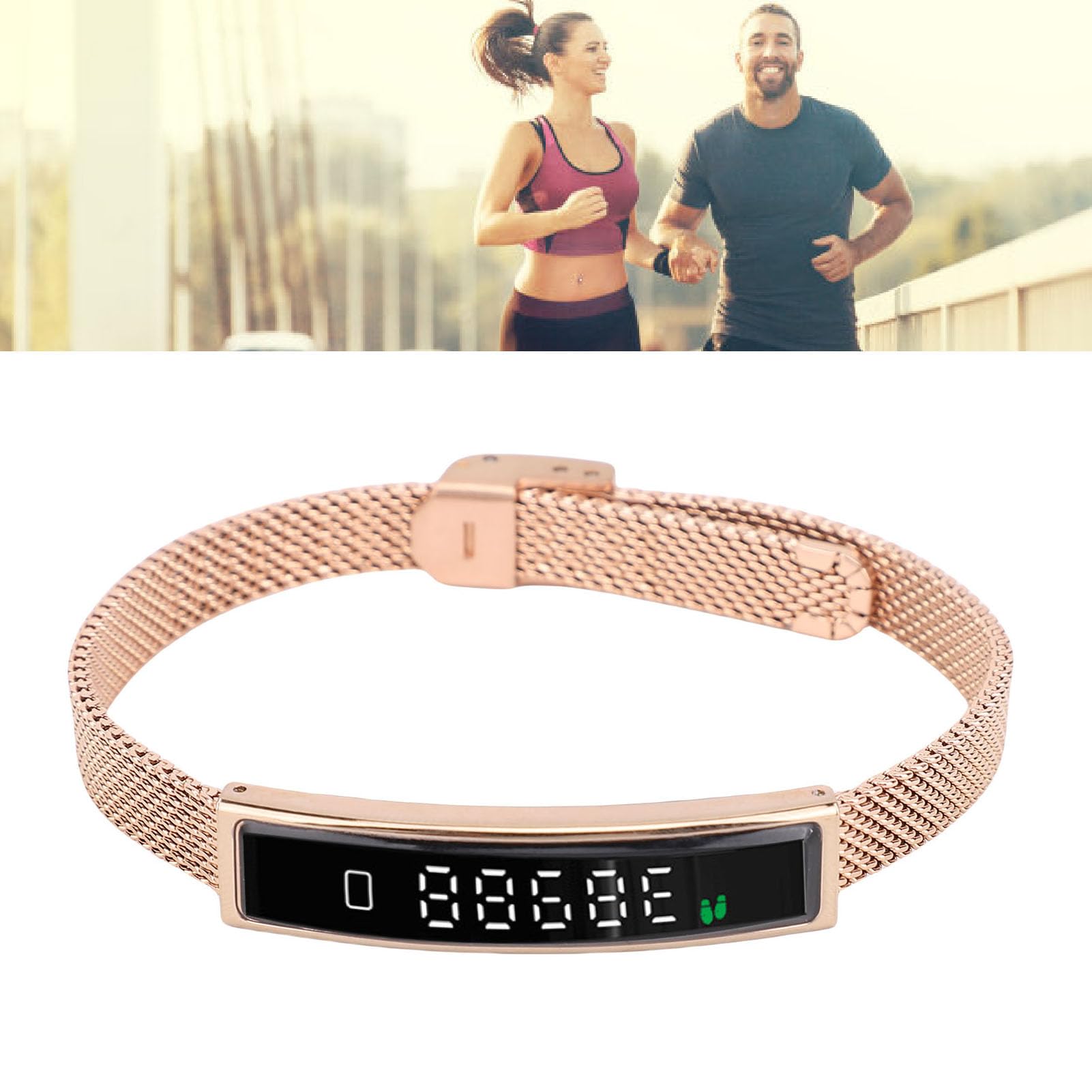 Dpofirs Smart Band Fitness Tracker z Bluetooth 5.3, Zdalny Aparat, Monitor Snu, Licznik Krokowy, śledzenie Kalorii, Inteligentna Bransoletka do Telefonu (GOLD)