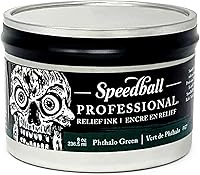 Vista 22 de Speedball Tinta de alivio profesional, azul ultramarino, tubo de 5 onzas