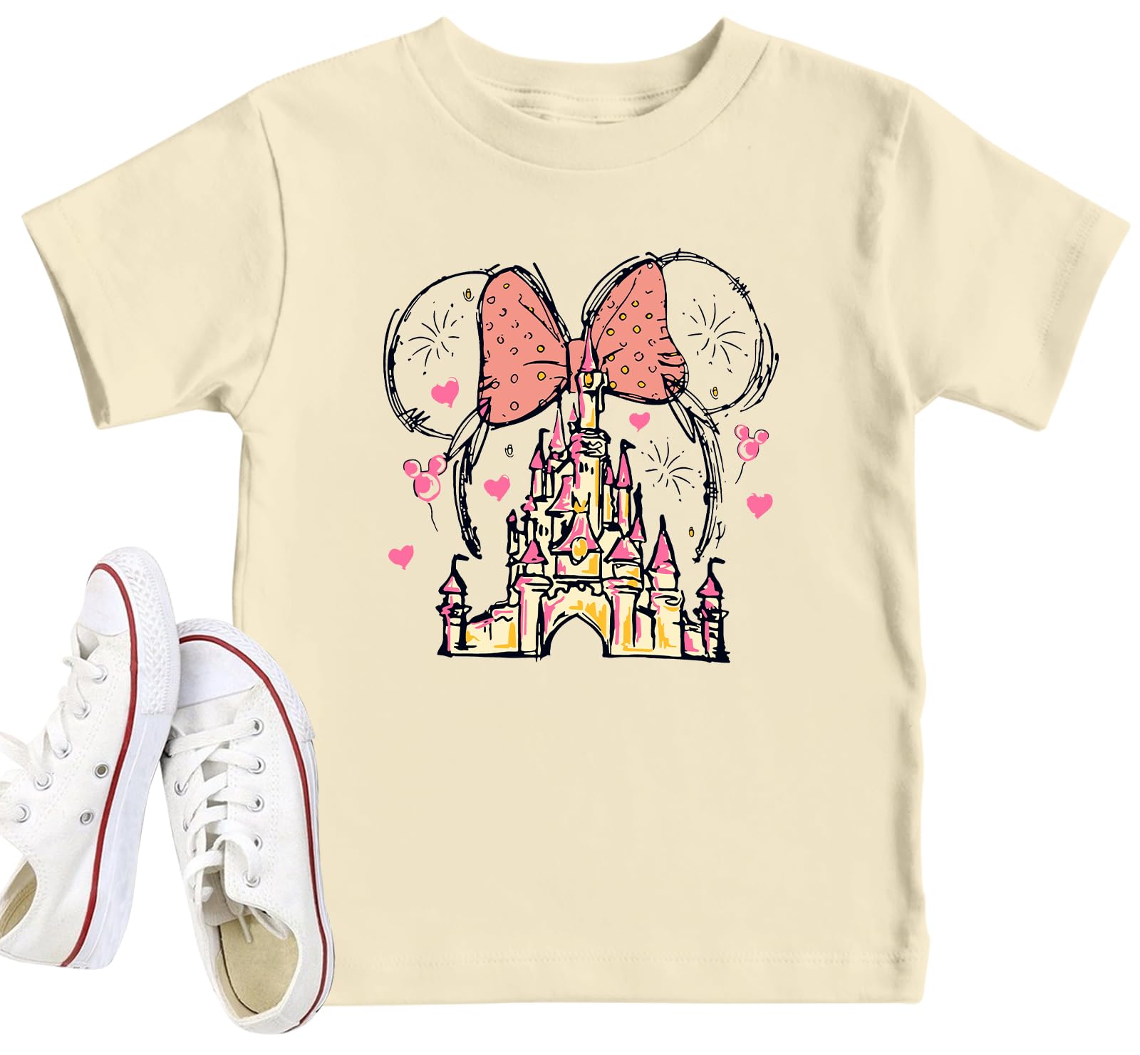 Magical Shirts Women Girls Family Vacation Matching Shirt Magic Kingdom T-Shirt Mommy and Me Trip Short Sleeve Tops
