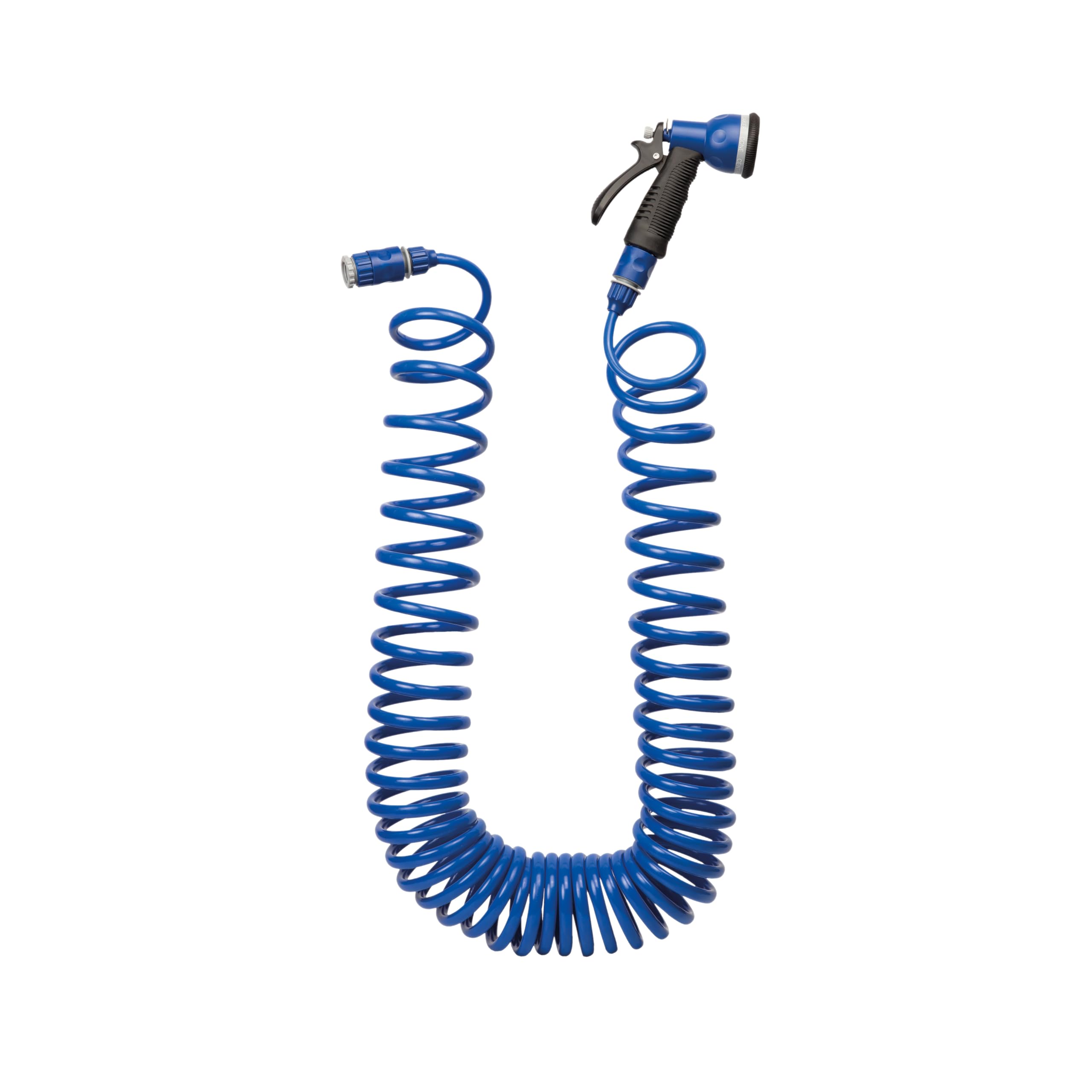 Tatay Kit de Manguera Espiral 10m con Accesorios Plástico Anti-UVA | Kit Manguera Espiral | Longitud 10m | Ideal para Terrazas | Para Pequeños Jardines | 10m con Accesorios Plástico Anti-UVA
