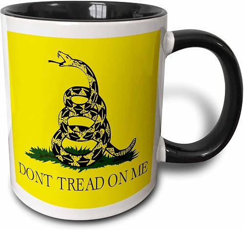 3dRose mug_108323_9 Mug, 15oz, Black/White