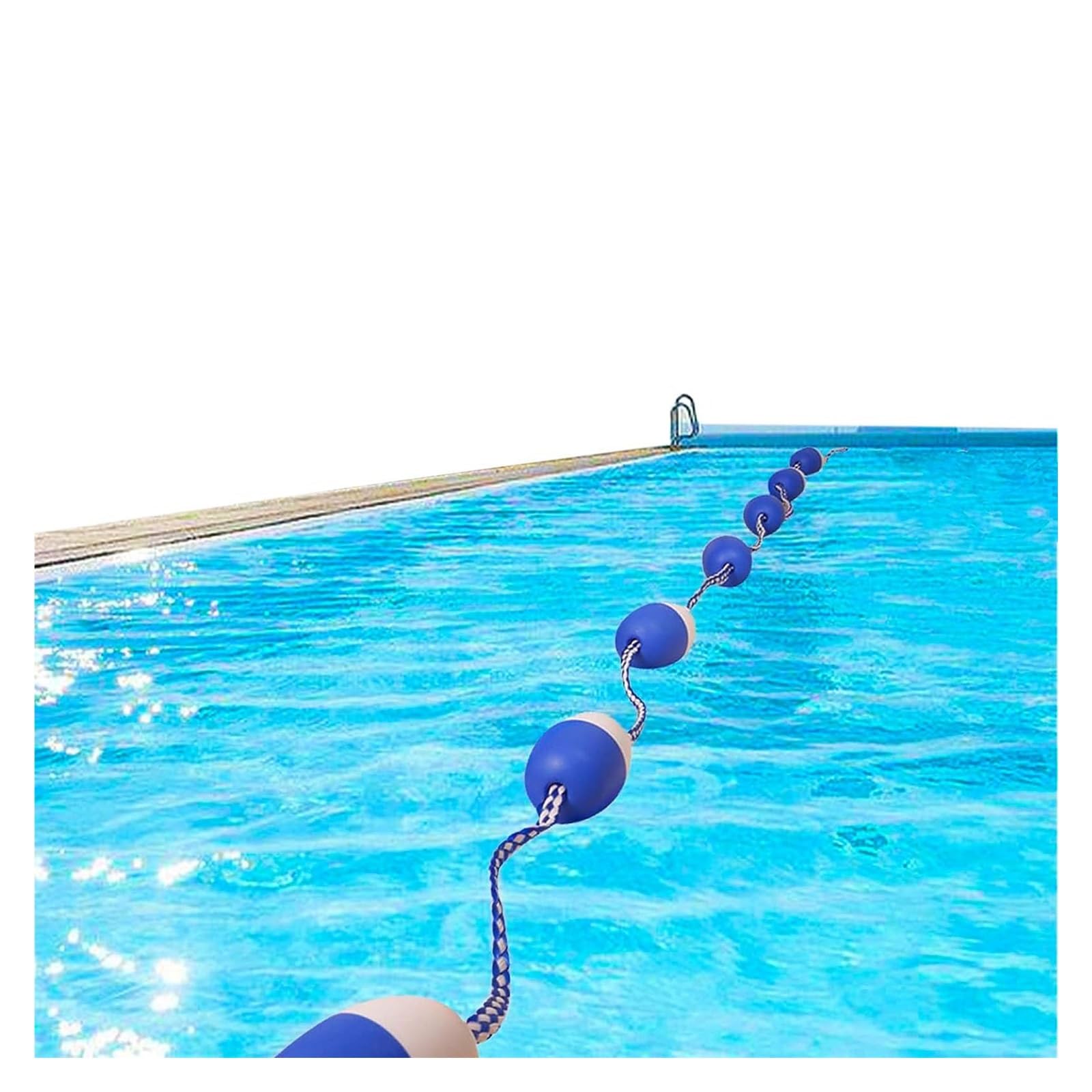 Ligne de séparation de couloir durable à haute visibilité pour piscine