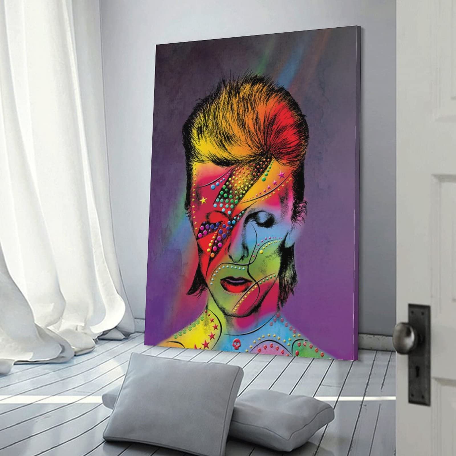 アートポスター フランク・オッケンフェルス エキシビジョンポスター Amazon｜David Bowie Rock Musicians Poster デヴィッド ボウイ