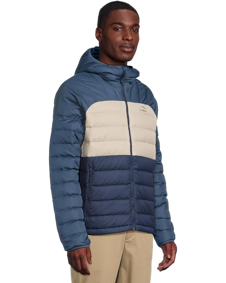 L.L.Bean Bean's Down Hooded Jacket Color-Block - #2 of 5