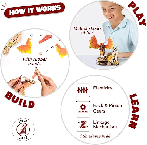 Miniatura 4 de Smartivity Juguete definitivo de dragones de lucha para niños de 6 a 12 años de edad, ideas de juego de batalla de 2 jugadores para niños y niñas