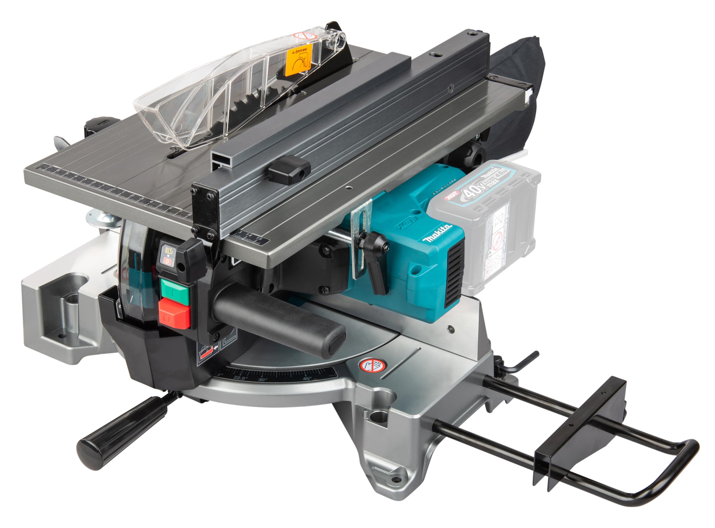 Makita LH001GZ - Sega da tavolo e troncatrice a batteria, 40 V max., XGT, senza batteria e caricatore