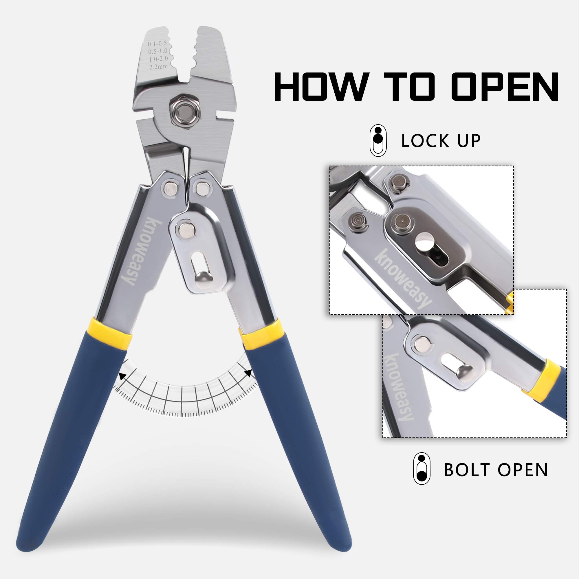 Buy Wire Rope Crimper,Knoweasy Wire Crimper for Crimping Fishing Lines