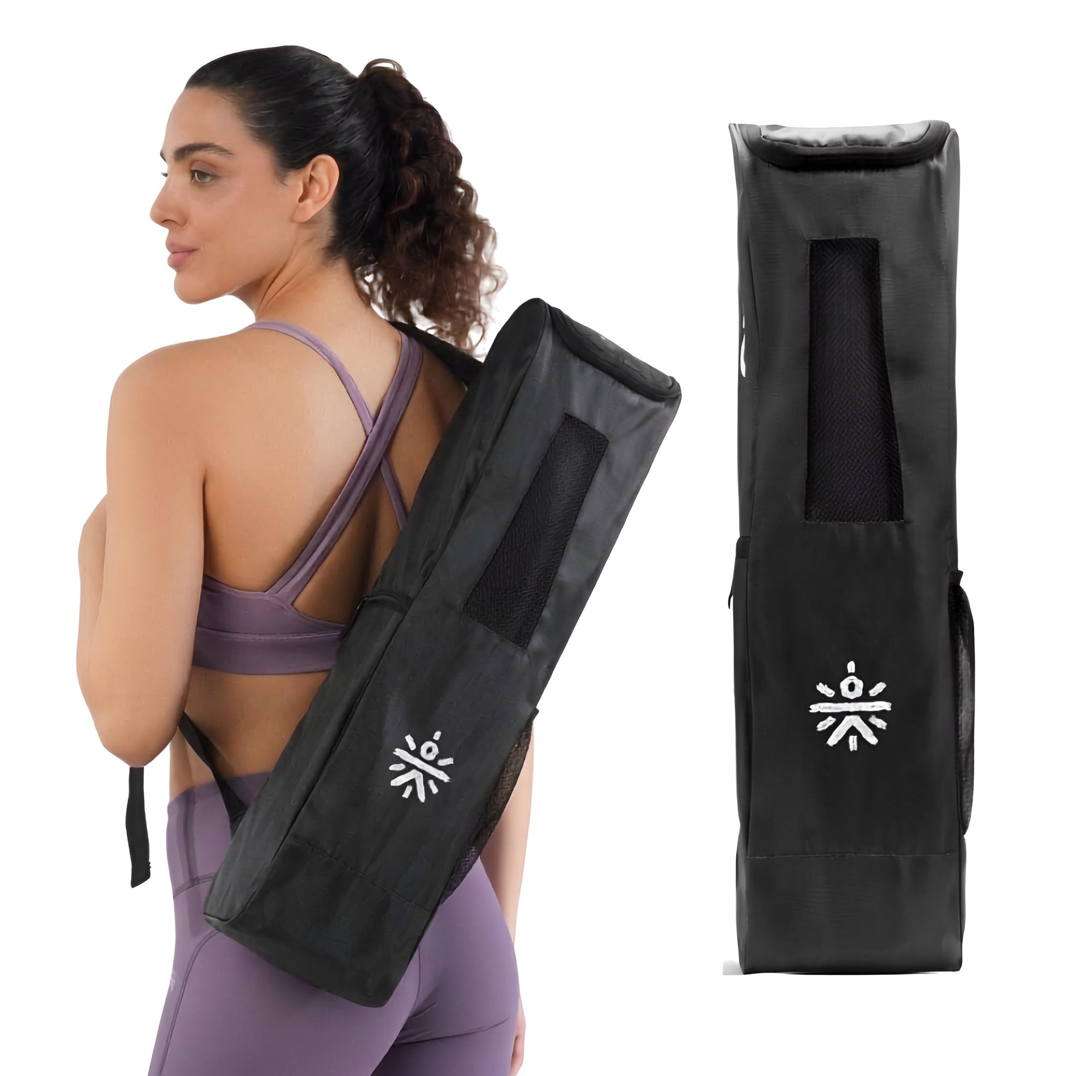 Cult Yoga Mat Bag Black Unisex Multifunctional Storage & Adjustable Shoulder Strap-picture-11