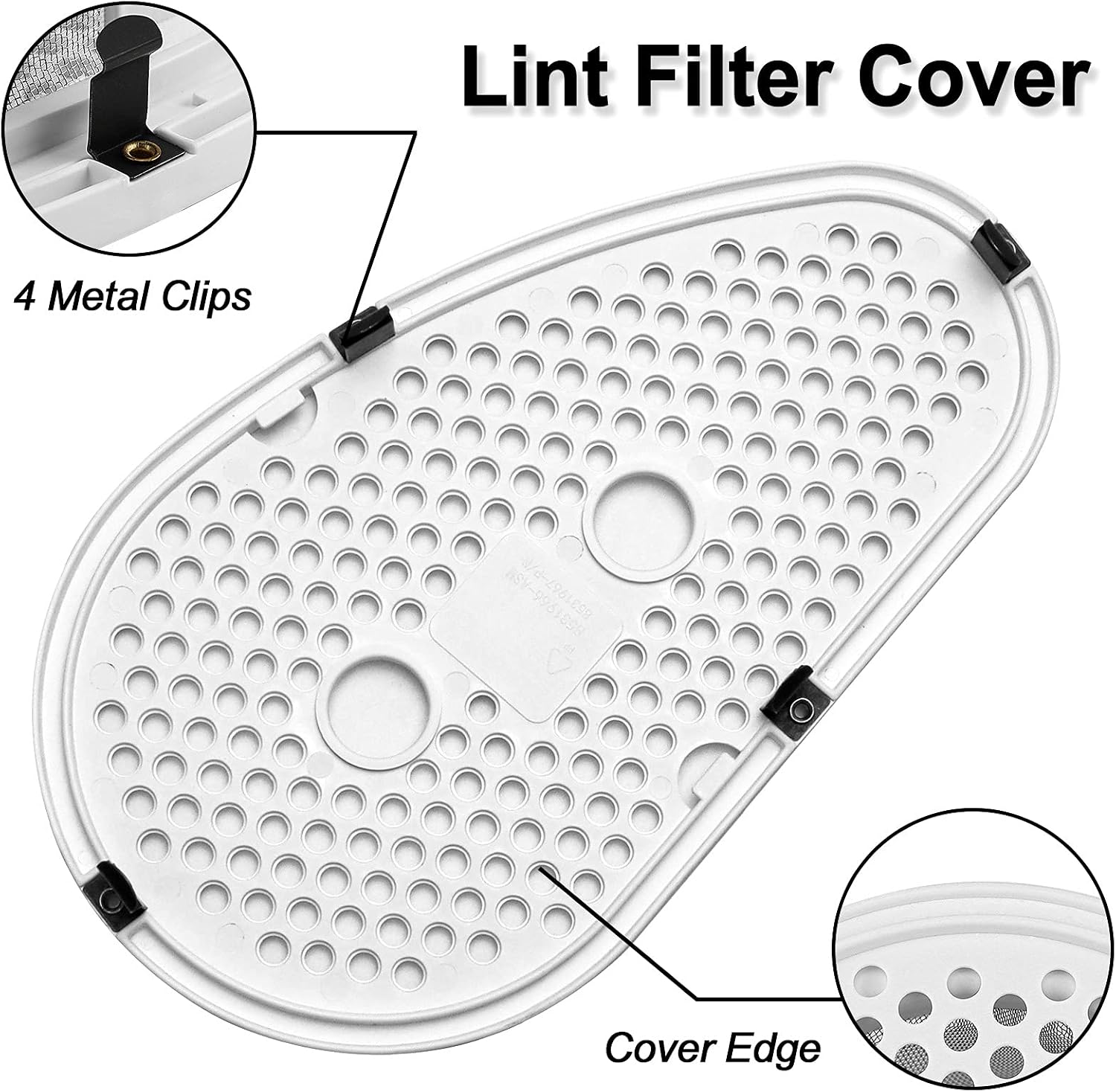W10828351 Dryer Lint Filter Replacement Compatible with kenmore whirlpool Stackable Washer,W10828351 Upgraded Dryer Lint Filter & Cover Replaces 8531964 8531967 AP5985829