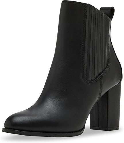 Blondo Women's Waterproof Giada Ankle Boot, Black Leather, 7
