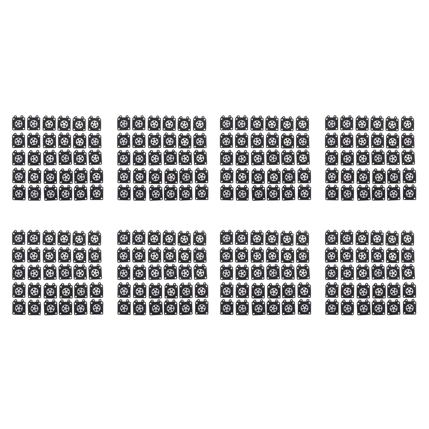 Jnchdghwa 240Pcs Carburetor Parts Chainsaw Carburetor Membrane Pads for Chainsaw Carburetor 2500/3800/4500/5200/5800