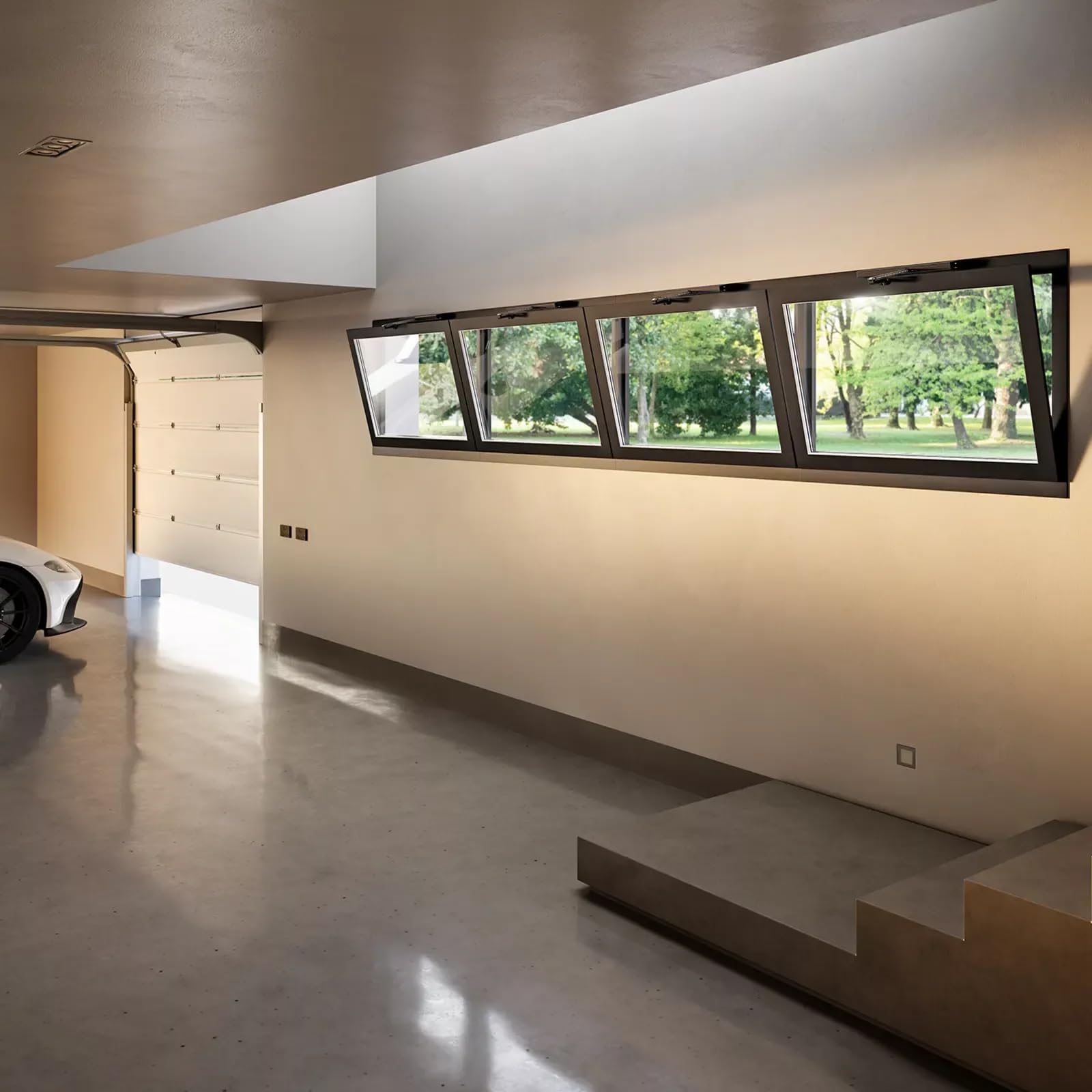 LIWIN L40 24V Linearantrieb für Dachfenster | Elektrischer Fensteröffner mit 400N Kraft | Automatischer Fensteröffner & Fensterschließer | Kettenantrieb 200-500mm Hub | Fensterantrieb (Grau, 24V)