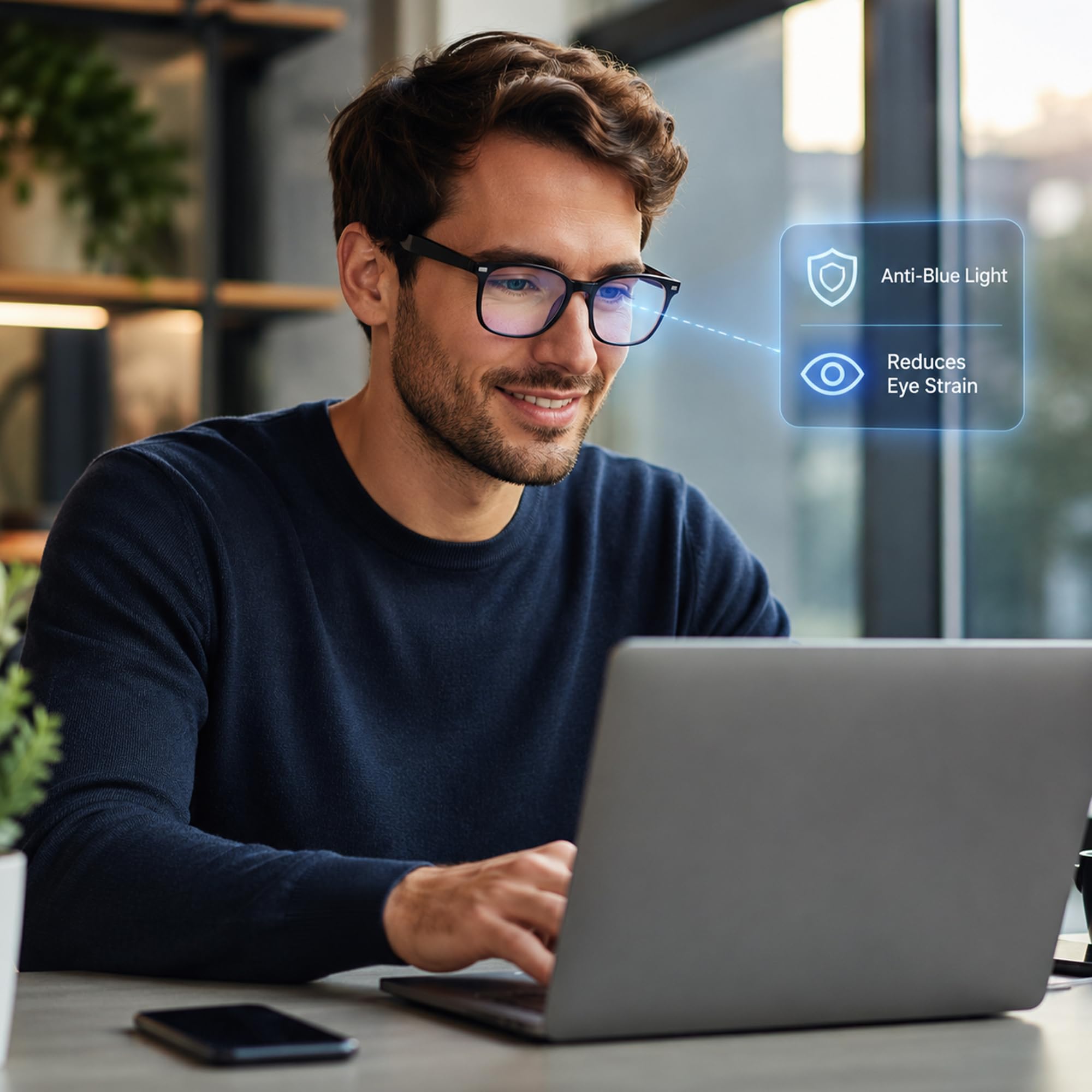 Gafas inteligentes con audio Bluetooth, lentes fotocromáticas y antiluz azul, gafas de sol UV400, control táctil, marco TR90 impermeable