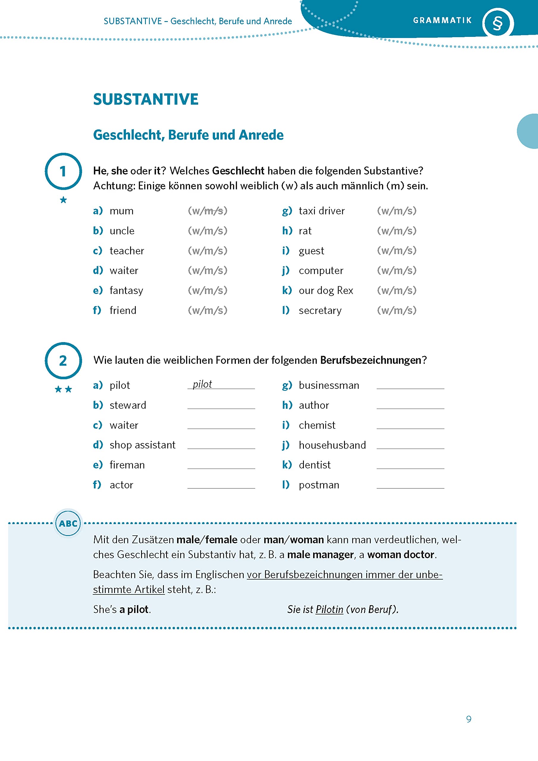 PONS 500 Übungen Englisch: Das große Grammatik- und Wortschatztraining