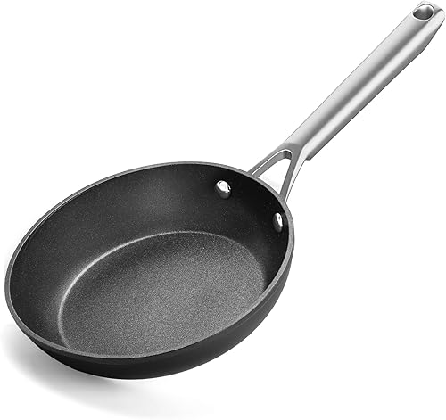 Tieplis Sartenes antiadherentes, sartén antiadherente de 8 pulgadas con revestimiento antiadherente de 3 capas, no tóxico, apto para lavavajillas y