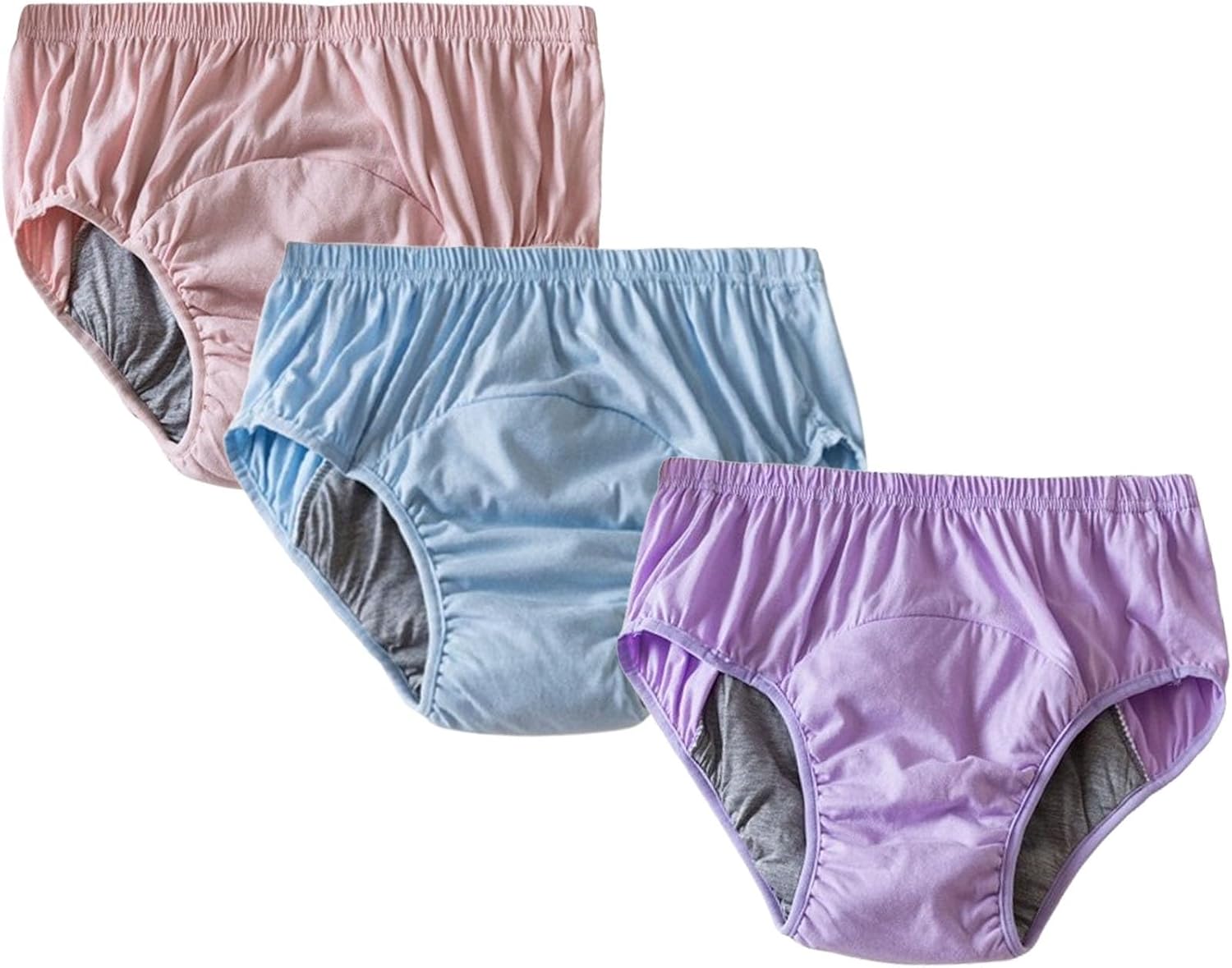 Leakproof Cloth Diapers for Women - Washable Reusable Cotton Incontinence Panties with TPU Waterproof Protection