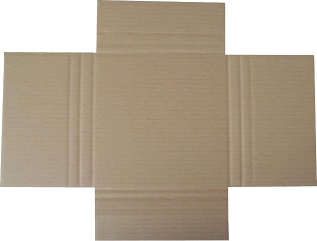 25 Strong Corrugated Cardboard 7" / 45RPM Record Vinyl Small CRUCIFORM MAILERS Wrappers Boxes - FIT'S Upto 12 7" Single Records - Protective MAILING Postal Postage Packets Packaging