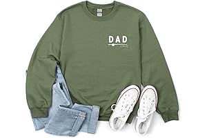 Dad Fishing Crewneck Sweatshirt: Hooked on Comfort