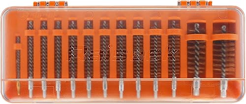 Miniatura 2 de Raiseek 13 piezas de cepillo de limpieza de pistola de cerdas para rifle pistola escopeta .17 .220.219 in, .300.300 in, .3570.354 in, .40 .45 12GA