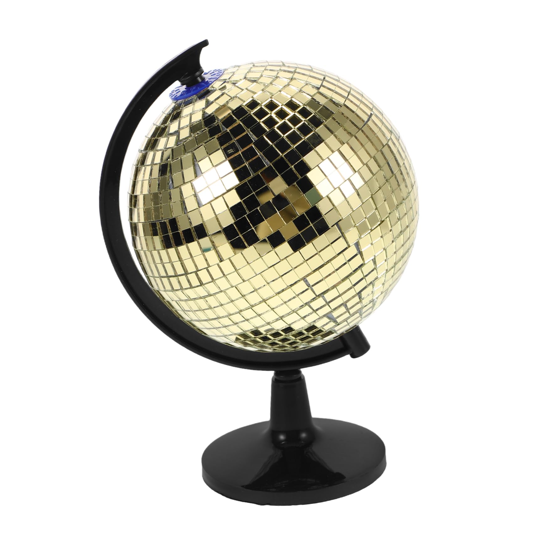 ifundom Rotating Disco Ball Globe Table Decor Disco Ball Holder for Events Parties