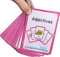 Vista 7 de Juego de 46 adjetivos para niños, tarjetas flash en inglés, tarjeta de bolsillo, educativa, aprendizaje de juguetes para bebés, para niños
