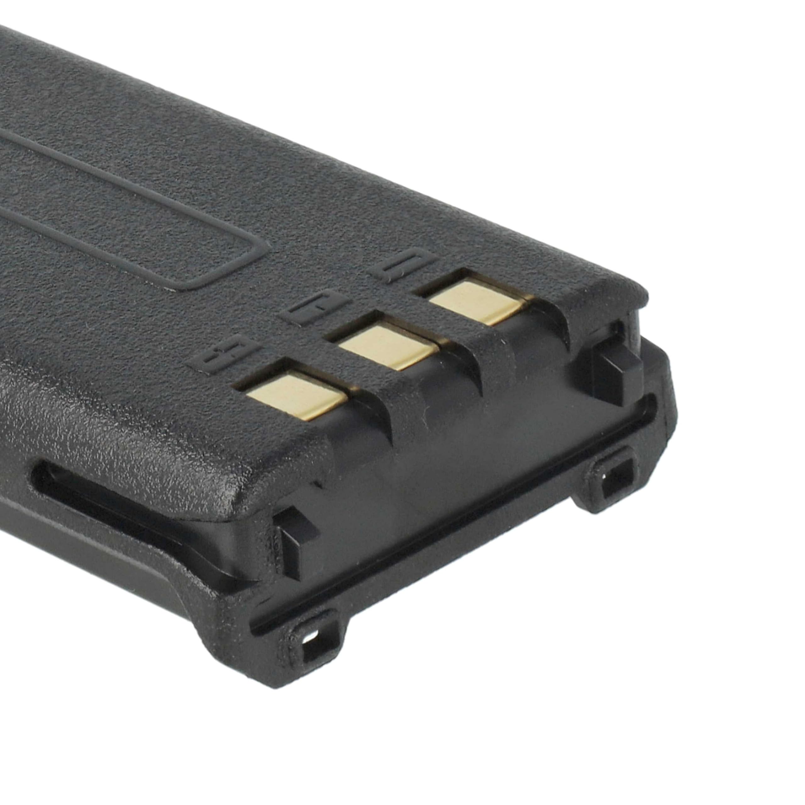 vhbw 2X Batterie Compatible avec Baofeng UV-5R, BF-F8, UV-5RA, UV-5RE, BF-F9 Radio Talkie-walkie (1800mAh, 7,4V, Li-ION)