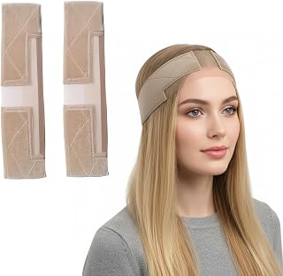 2 Pieces Makeup Hair Band, Women Beauty Accessories Headband for Face Wash and Wig Wearers, Secure Attachment Head Set for... Price In India